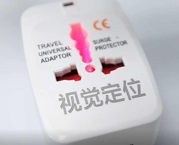 三孔插頭視覺(jué)激光打標(biāo)機(jī)
